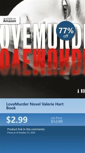 LoveMurder Novel Valerie Hart Book