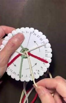 #diy #handmade #编绳教程 #七股圓編#编绳教程 #七股盤編#macrame_bracelet