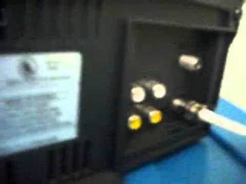 how to hook up a vcr to a tv