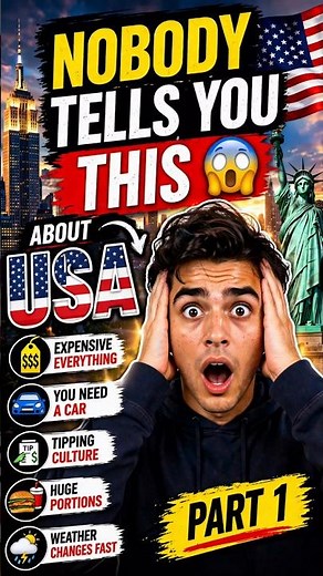 “Things nobody tells you about USA 😳🇺🇸”