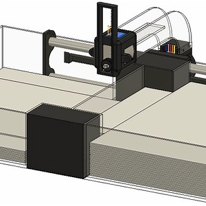 Over engineered analog-digital photo frame