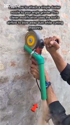 DIY Dust-Free Angle Grinder Modification