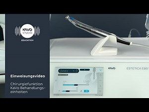 Chirurgie Funktion an der KaVo Behandlungseinheit mit Touch Display