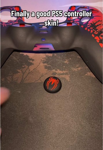 Sweat resistant Spider-Man PS5 controller grips! #ps5 #controller #fyp #foryoupage #spiderman
