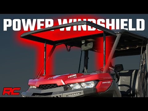 2016-2022 Can-Am Defender Electric Tilt Glass Windshield