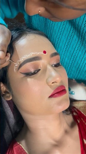 Muslim bangali Bride#shorts #bridelmakup #makeuptutorial