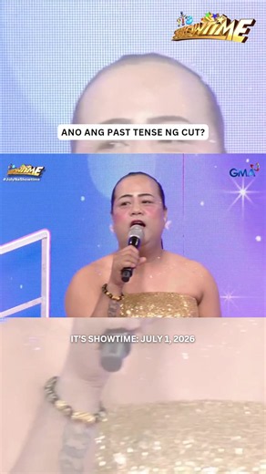#ItsShowtime #Highlights: Alam n'yo ba ang past tense ng cut? #gmanetwork #kapuso #fyp #viceganda #MissQandA #VhongNavarro #JhongHilario