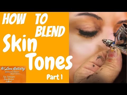 How to blend skin tones! A tutorial for beginner to advanced airbrush artists!