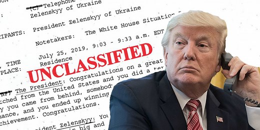 Here's a full reading of the phone call memo between Trump and Ukraine