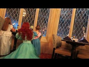 Fireworks at Disney World : Cinderellas Royal Table with Princesses