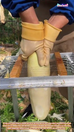 The Art of Processing Daikon Radish into Dried Strips with Multi-Blade Cutters