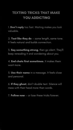 Texting tricks #manipulation #psychology