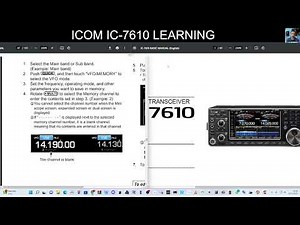 ICOM IC-7610 , ADVANCED & BASIC MANUAL LINKS