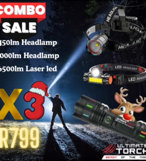 Own the Night Now With this 3 Carzy Como Now on www.ultimatetorch.co.za #outdoors #camping #ultimatetorch