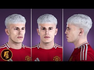 Alejandro Garnacho Face 2024 - PES 2021 & FL24