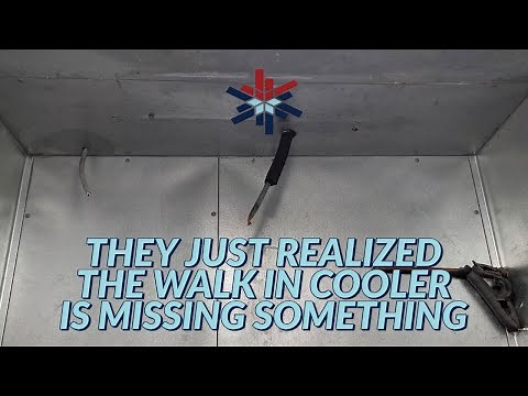 THEY JUST REALIZED THE WALK IN COOLER IS MISSING SOMETHING