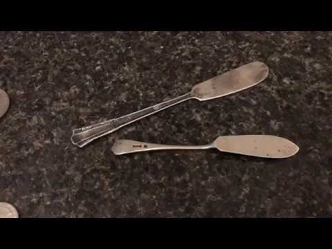 The unfortunate secret to finding REAL silver at the thrift store