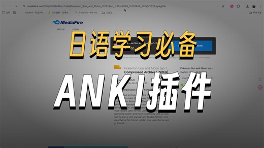 一个啰里啰嗦的ankimorph 插件的配置教程～