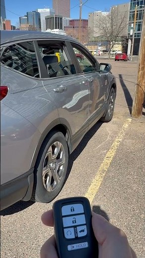 Honda CR-V Key Fob Trick: Roll Down Windows & Sunroof (2017-2022)