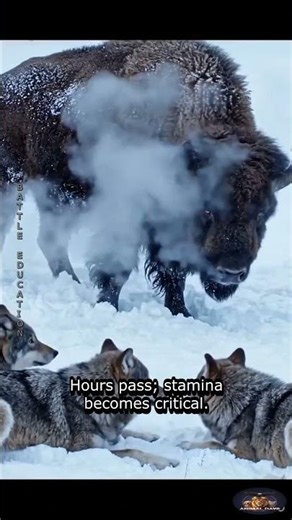 Bison vs Wolves: The Ultimate Wilderness Endurance Test #Animals #Wildlife #Nature