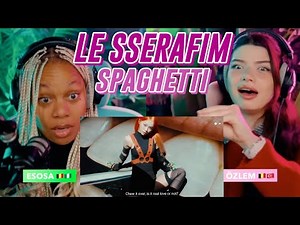 LE SSERAFIM (르세라핌) 'SPAGHETTI (feat. j-hope of BTS)' OFFICIAL MV and PERFORMANCE reaction