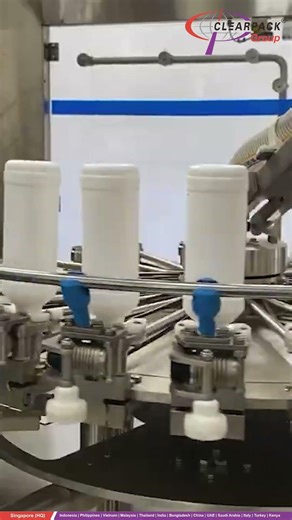 Automated Rinser/Filler/Capper Solution for Agrochemical PET Bottle Filling- Clearpack Groip