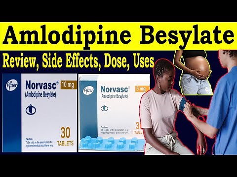 Amlodipine Besylate 10 mg, 5 mg Per Tablet - review Norvasc 10 mg, 5 mg Tablet - Uses, Side Effects,
