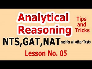 Analytical Reasoning (Tips and Tricks) : Lesson No. 05