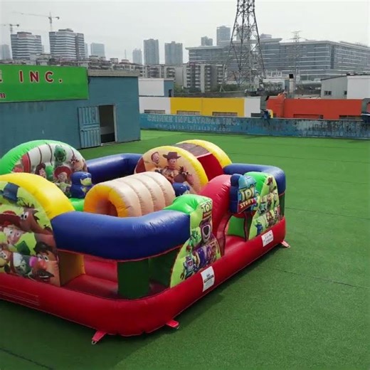 T2-4088 Factory Direct Toy Story Inflatable Toddler Town | Commercial Grade Toddler Play Park