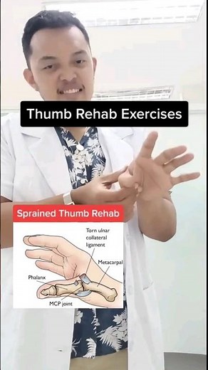 Sprained Thumb Relief Exercises