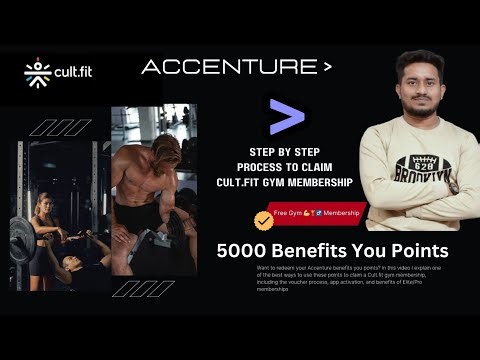 Accenture 5000 Benefits You Points 💰 2026 | Claim Cult.fit Gym Membership | #accenture #benefits