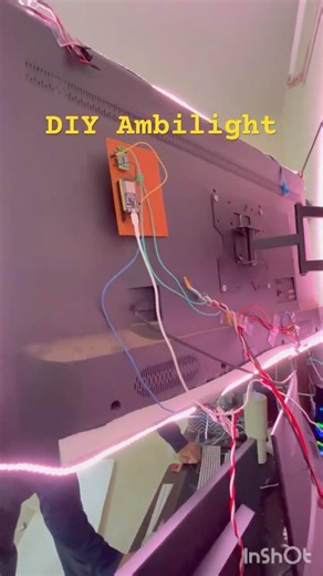 DIY Ambilight using ESP32, how to make ambilight at home |Esp32+Wled+signalRGB, DIY PC ambilight
