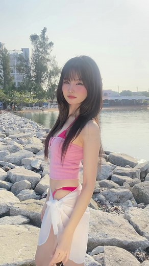 Beach Photoshoot in Stylish Summer Attire