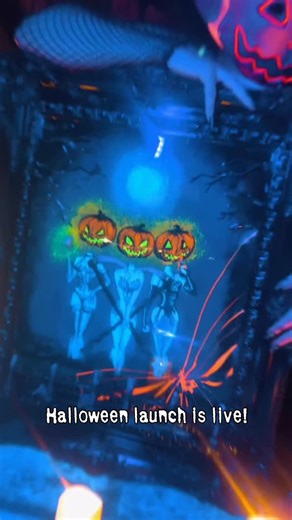 Hex Hypoxia on Instagram: "Just a little reminder.. my Halloween launch is up and already half gone! Don’t forget to nab one before they disappear 🖤🎃🖤 #halloweenart #spookyartist"