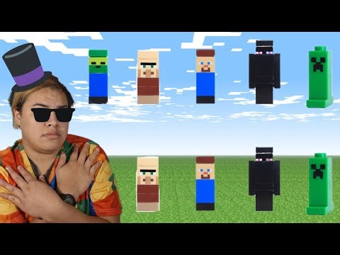 I Built The Tiniest Minecraft Village Out Of LEGO