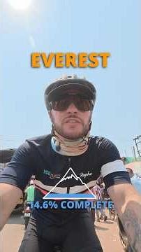 DAY 2 OF THE FASTEST CLIMB OF MOUNT EVEREST FROM SEA LEVEL IN HISTORY 🚴🏔️