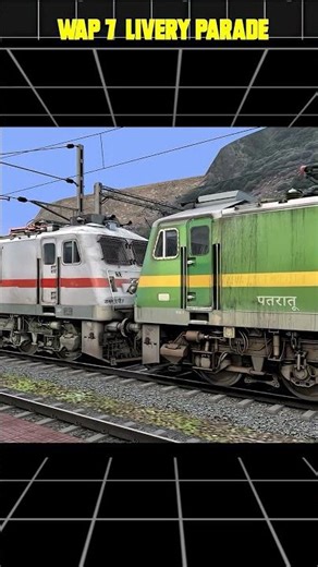 INDIAN LOCO PARADE IN TRAIN SIMULATOR || BRL WAP 7 & WAG 9 | Sakarni |