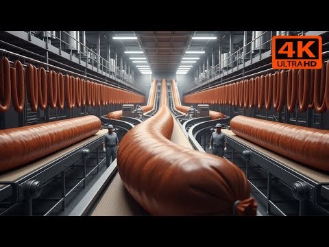 Inside A Modern Sausage Factory | Amazing Production Process
