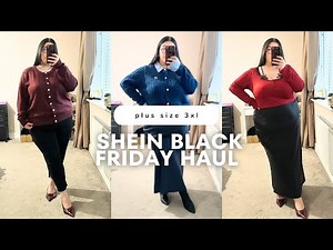 PLUS SIZE SHEIN BLACK FRIDAY SALE HAUL - 3XL TRY ON