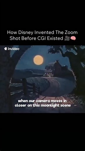 Interesting Engineering on Instagram: "Before digital zoom, CGI, or computer animation ever existed, Disney cracked the illusion of depth in moving images. Rather than zooming into a single drawing, animators built the multiplane camera—layering hand-painted artwork on separate sheets of glass, each placed at varying distances from the lens to form foreground, midground, and background. As the camera physically advanced, every layer moved at a different speed. Objects closer to the viewer shifte
