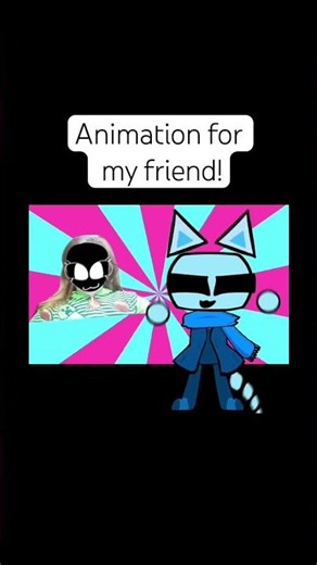 Animation for my friend! #meme #jsab #justshapesandbeats #alightmotion #edit #audio #gift #friends