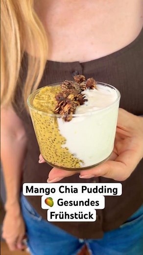 Mango Chia Pudding 🥭 Gut-Healthy Meal Prep Breakfast High in Protein & Fiber #mrsflury
