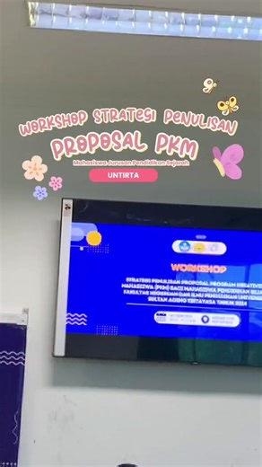 Recap kegiatan workshop Strategi Penulisan Proposal PKM 🙌🏻 #pkm #pkmrsh #workshop #kampus #kuliah #kampusmerdeka #mahasiswa #untirta #sejarah #pendidikansejarah #fkip #populer #fyp #viral #belajar #duniakampus #semangat #prestasi