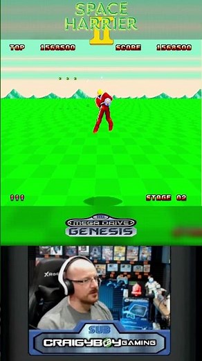 Space Harrier II: Blast through the Galaxy! #sega #retrogamingfun #videogames #gaming #spaceharrier