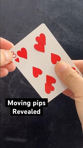 Moving Pips Card Trick Revealed – Visual Magic Illusion Explained!