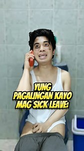 babae vs. lalake pag nag sick leave | DIREK DAVE