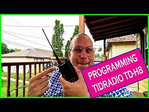 Programming the TIDRADIO TD-H8 By Hand