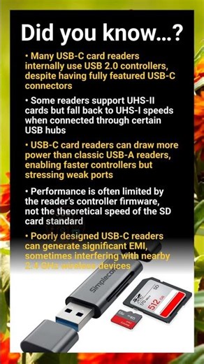 USB‑C card readers: protocol negotiation, speed traps and hidden power constraints