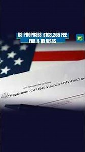 US Proposes New $103,265 H-1B Visa Fee For 85,000 Cap-Subject Applications