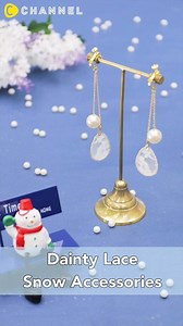 53K views · 2.5K reactions | Dainty Lace Snow Accessories via C CHANNEL Art&Study To watch more videos, download the C CHANNEL app from the App Store or google play store! :) | C Channel | Facebook